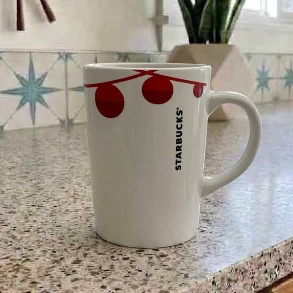 Starbucks 2012 Holiday Christmas Ornaments Ceramic Coffee Mug 10.8 oz 320 ml